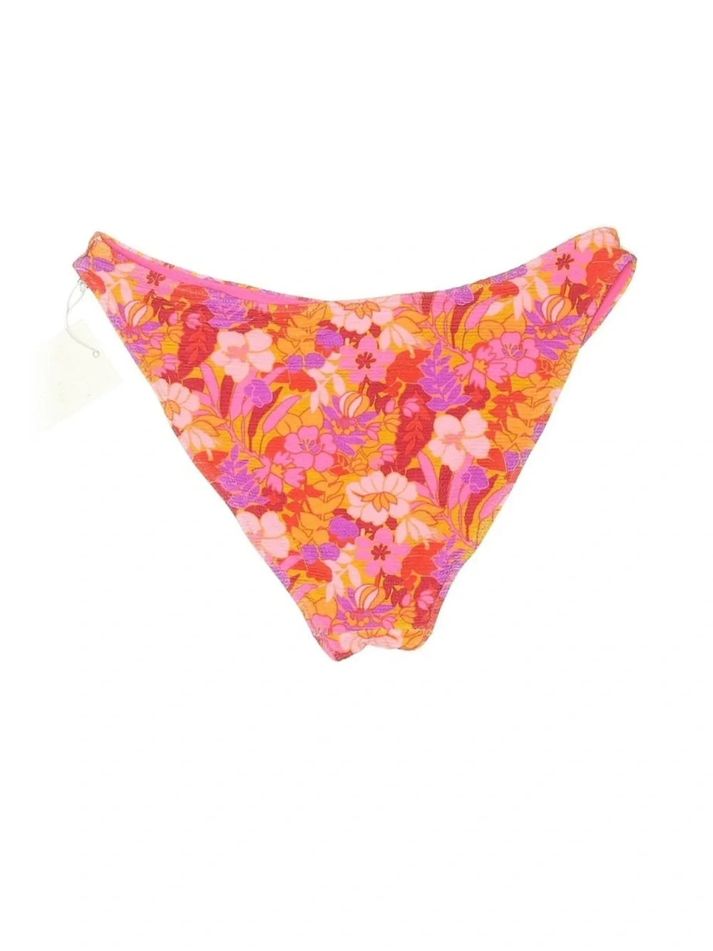 Show Me Your Mumu Neon Pink & Orange Floral Hipster Bikini Bottoms XXL - Picture 2 of 4